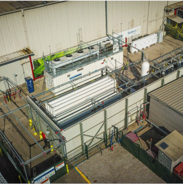 GHS Electrolyser at Walmart Chile's local Anvir Laboratoryplant